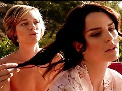 Delicious Babes Ana Alexander and Crystal Allen In a Hot Lesbian Scene