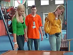 Sophie Moone and Wivien go somewhere to play darts