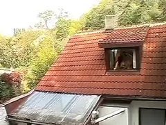 Neighbor couple fucks in the window