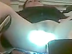 Hidden cam in the gynecologist's office catches a raunchy moment