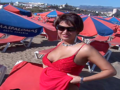 Shila Lee the slutty MILF gets fucked in the street