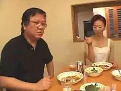 Submissive Asian Granny Gets Gangbanged and Covered In Hot Jizz