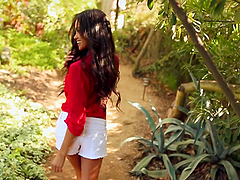 Charming and desirable angel Bryiana Noelle is loving it