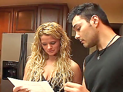 Tara Amorel the curly blonde gets fucked brutally