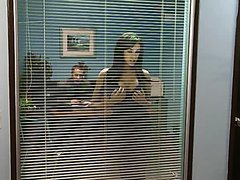 Spectacular Brunette Office Slut Breanne Benson Gets Fucked Hard