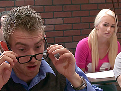 Sizzling Teacher With Massive Tits Enjoying A Hardcore Doggy Style Fuck