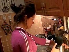 Hot Girl Brunette Getting Her Hot Ass Fucked Like Never Before
