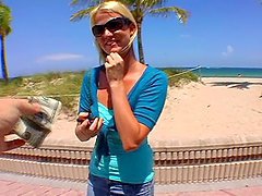 Two Blondes Hop on a Van To Get Their Pussies Drilled
