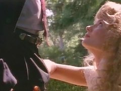 Retro video with curly blonde getting fucked rough