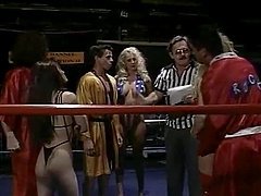 This is a sexwrestling competition with bunch of good sexers