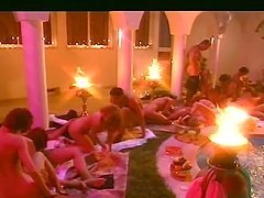 Dozens of hot girls getting fucked hard at the wild orgy party